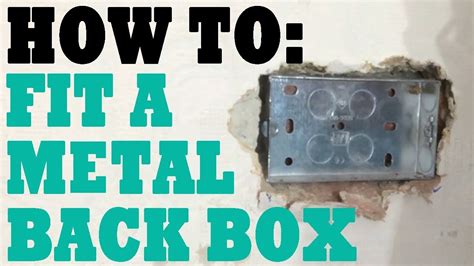 metal back box depth|metal back box fitting instructions.